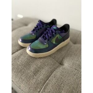 Nike Air Force 1 '07 LV8 Shoes Little Kid/Toddler Sz13,5 Iridescent Teal Green